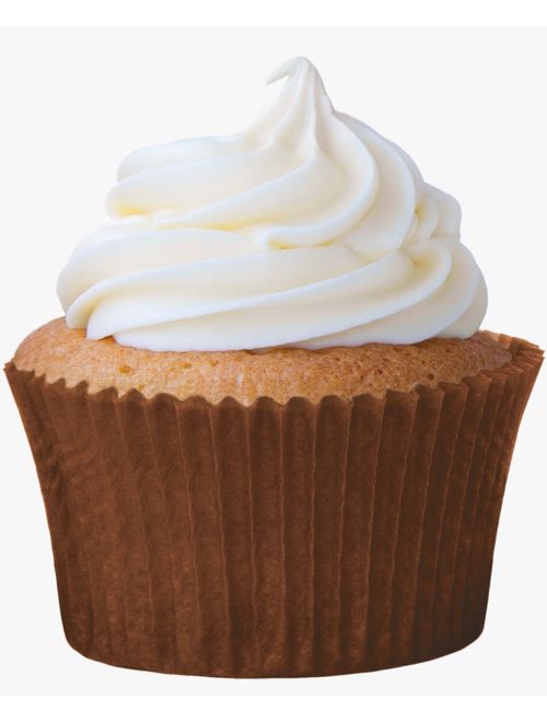 FORMINHA PARA CUPCAKE MARROM COM 45 UNIDADES MAGO