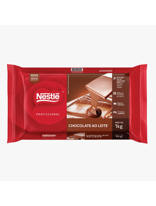 CHOCOLATE PARA COBERTURA AO LEITE 1KG NESTLE