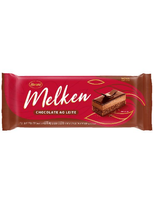 CHOCOLATE AO LEITE EM BARRA MELKEN 1,01KG HARALD