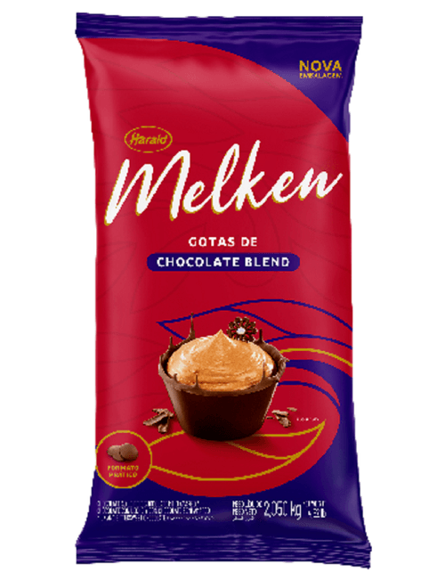 CHOCOLATE EM GOTAS BLEND MELKEN 2,05KG HARALD