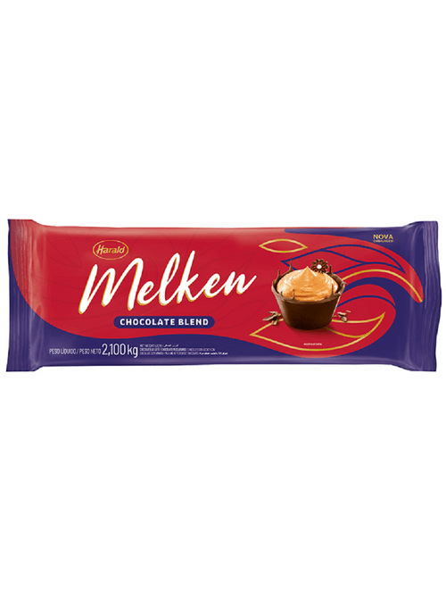 CHOCOLATE BLEND MELKEN EM BARRA 2,1KG HARALD