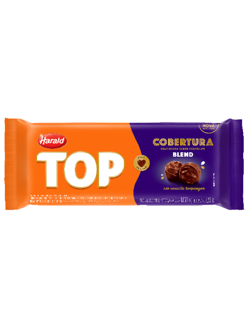 CHOCOLATE COBERTURA EM BARRA BLEND TOP 1,01KG HARALD