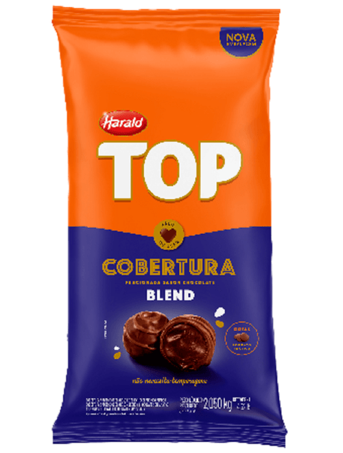 CHOCOLATE PARA COBERTURA BLEND EM GOTAS TOP 2,05KG HARALD