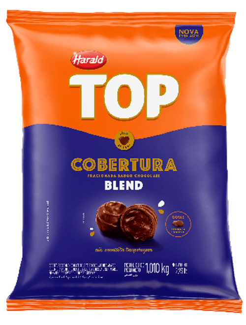 CHOCOLATE COBERTURA EM GOTAS BLEND TOP 1,01KG HARALD