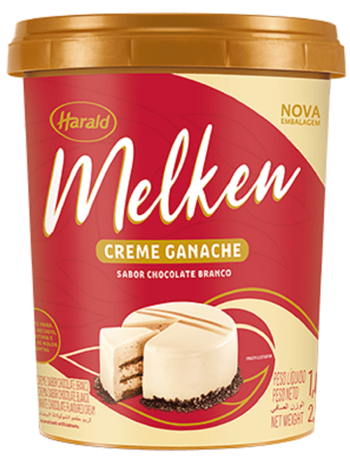 GANACHE BRANCO MELKEN 1KG HARALD