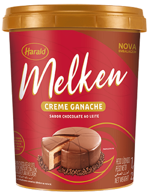 GANACHE AO LEITE MELKEN 1KG HARALD
