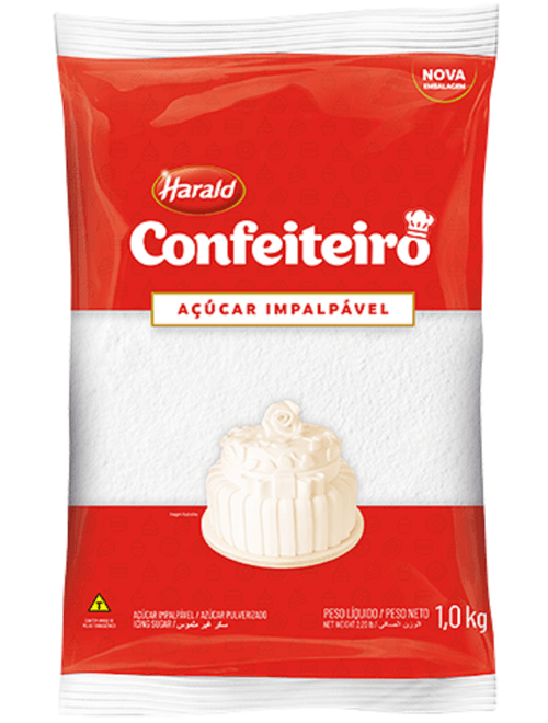 ACUCAR IMPALPAVEL PARA CONFEITEIRO 1,01KG HARALD