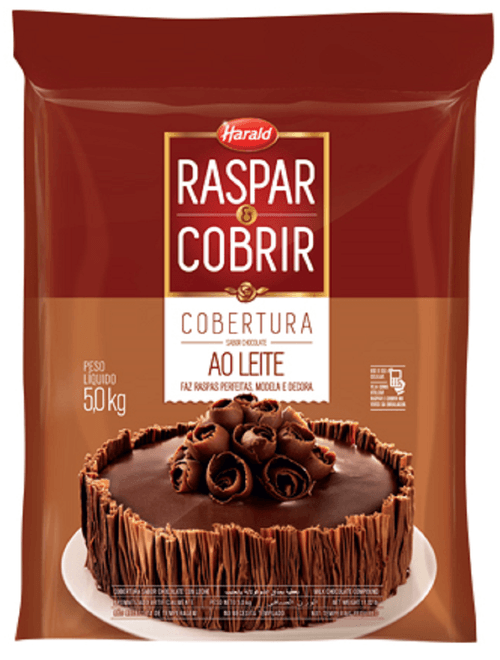 CHOCOLATE PARA COBERTURA AO LEITE 5KG HARALD