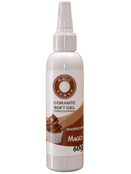 CORANTE SOFT GEL MARROM 60G MAGO
