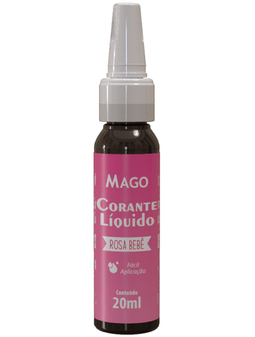 CORANTE LIQUIDO ROSA BEBE 20ML MAGO