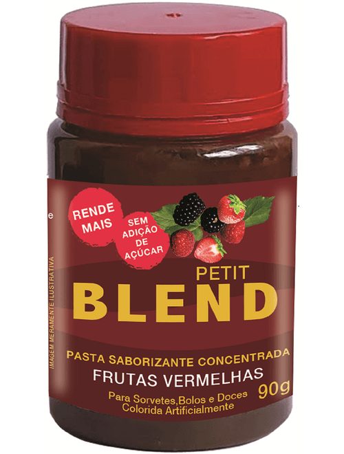 PASTA SABORIZANTE DE FRUTAS VERMELHAS 90G BLEND