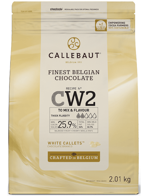 CHOCOLATE BRANCO EM GOTAS CW2 2,01KG CALLEBAUT