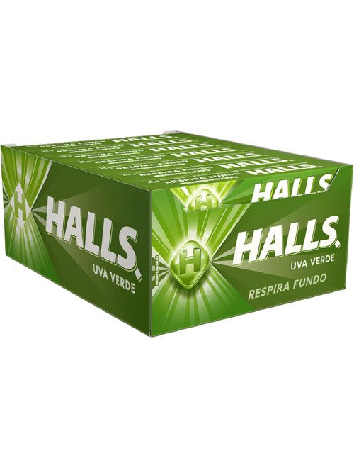 DROPS HALLS SABOR UVA VERDE COM 21 UNIDADES