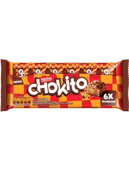 CHOKITO CONTEM 6 UNIDADES DE 19G CADA