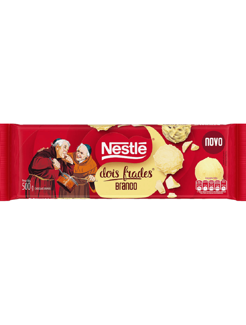 CHOCOLATE COBERTURA NESTLE DOIS FRADES BRANCO 500G