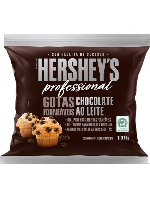 CHOCOLATE GOTAS FORNEAVEIS AO LEITE HERSHEY'S 1,01KG