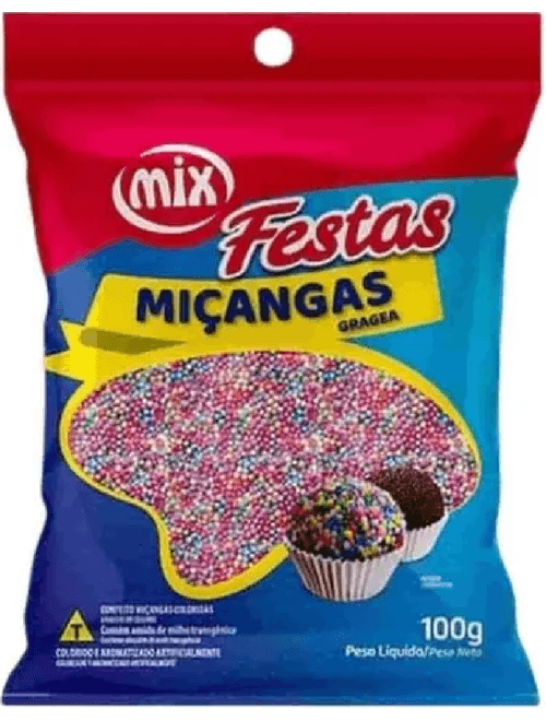 CONFEITO MICANGA CANDY COLORIDA MIX 500G