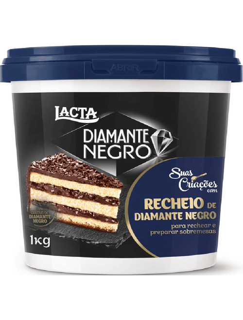 RECHEIO CREMOSO PARA CONFEITARIA DIAMANTE NEGRO 1,05KG