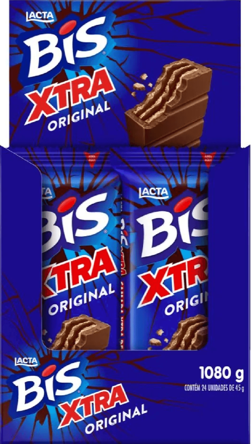 Chocolate BIS XTRA Original - C/ 24 un - Santa Cruz Doces