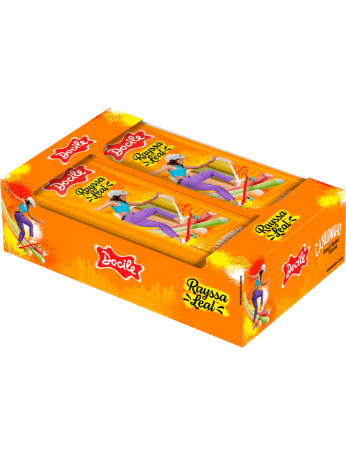 BALA COLORIDA 180G CANUDINHO FRUTAS SORTIDAS CONTEM 12 UNIDADES DE 15G CADA
