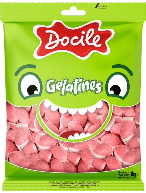 BALA DE GELATINA BEIJO 1KG DOCILE