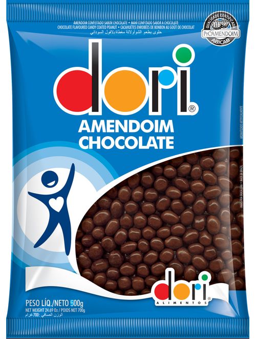 AMENDOIM CHOCOLATE 500G DORI