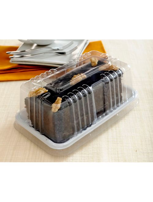 G62M MINI TORTA / BOLO FATIA - 300G PRETA C/1  DIMENSAO INT.: 165X75X75MM