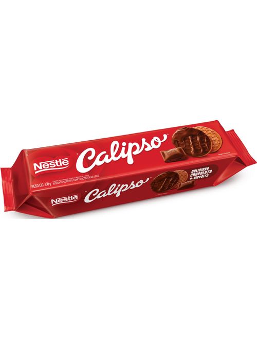 BISCOITO CALIPSO COBERTO COM CHOCOLATE AO LEITE 130G NESTLE