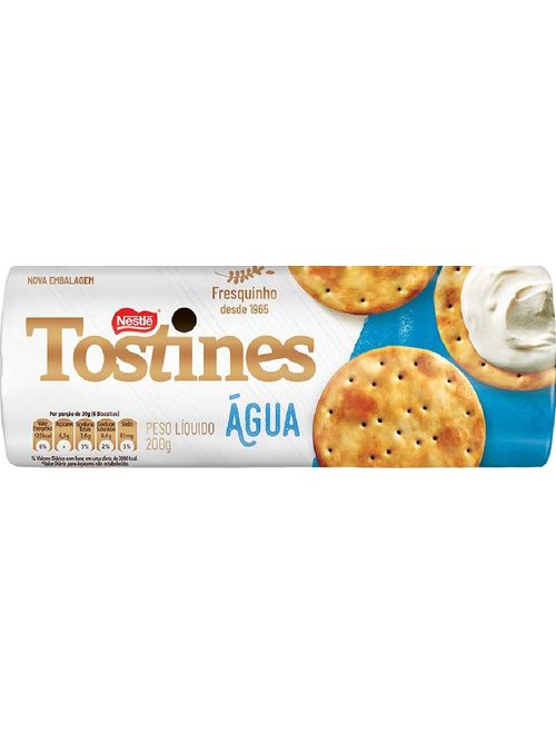 BISCOITO TOSTINES AGUA 200G