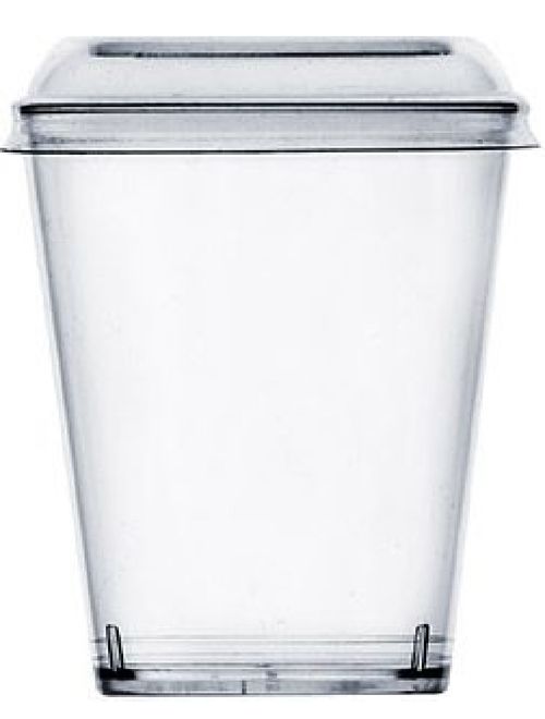 COPO PIC 25ML CRISTAL COM TAMPA PACOTE COM 20 UNIDADES PLASTILANIA