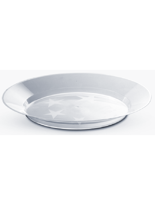 PRATO MASTER 21CM BRANCO PACOTE COM 10 UNIDADES PLASTILANIA