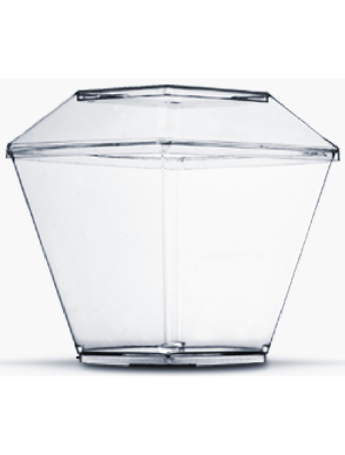 COPO PIC 150ML CRISTAL COM TAMPA PACOTE COM 10 UNIDADES PLASTILANIA