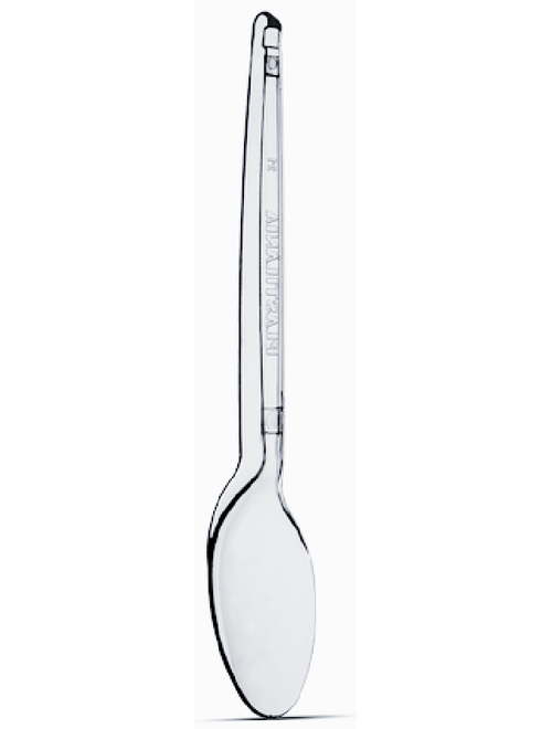 COLHER SOBREMESA CRISTAL PACOTE COM 50 UNIDADES PLASTILANIA
