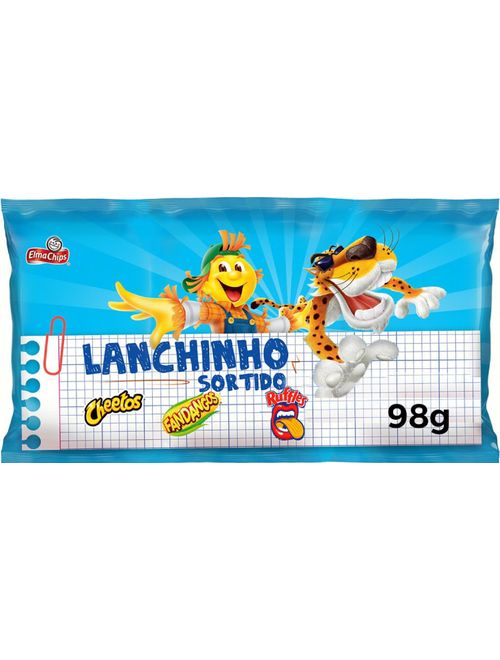 SALGADINHO LANCHINHO SORTIDO 98G ELMA CHIPS