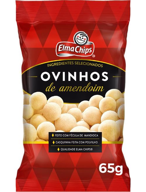 SALGADINHO AMENDOIM OVINHO 65G ELMA CHIPS