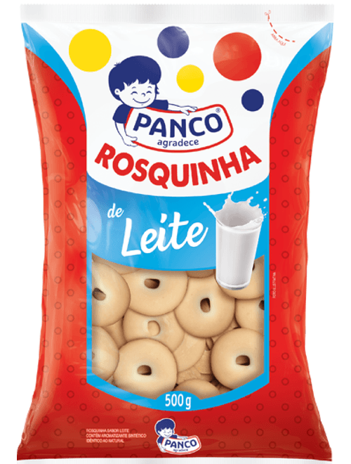 BISCOITO ROSCA 500G PANCO LEITE