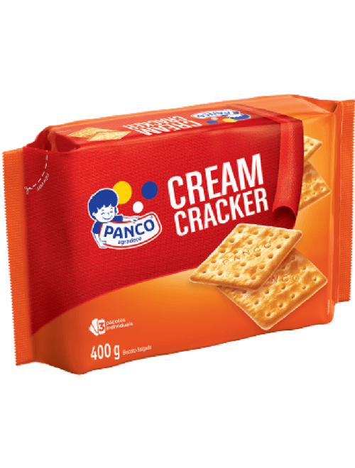 BISCOITO CREAM CRACKER 400G PANCO