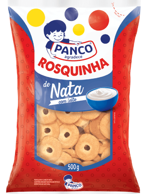 BISCOITO ROSCA 500G PANCO NATA