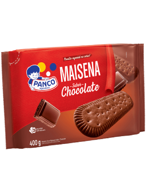 BISCOITO MAIZENA CHOCOLATE 400G PANCO