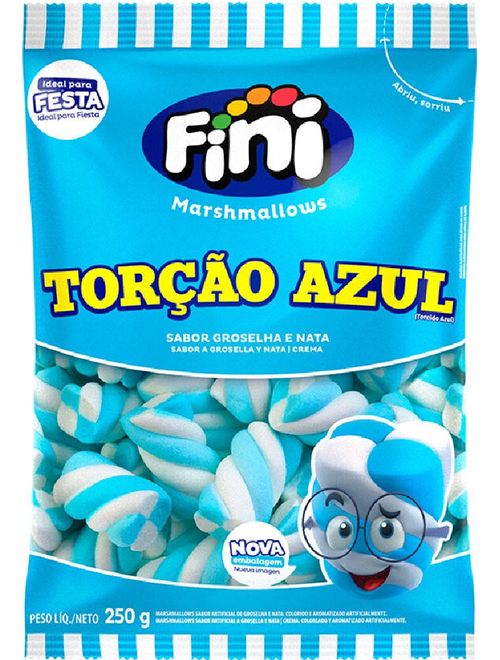MARSHMALLOW FINI 250G TORCAO AZUL