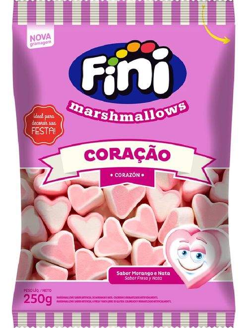 MARSHMALLOW FINI 250G CORACAO