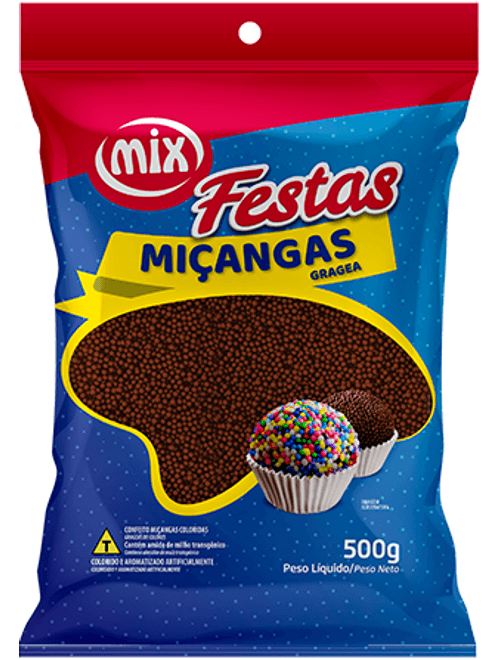 CONFEITO MICANGA 500G BRIGADEIRO MIX