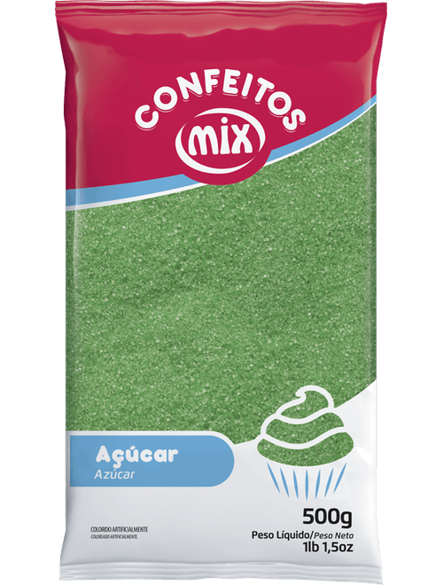 ACUCAR CRISTAL 500G VERDE MIX