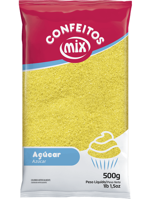 ACUCAR CRISTAL 500G AMARELO MIX