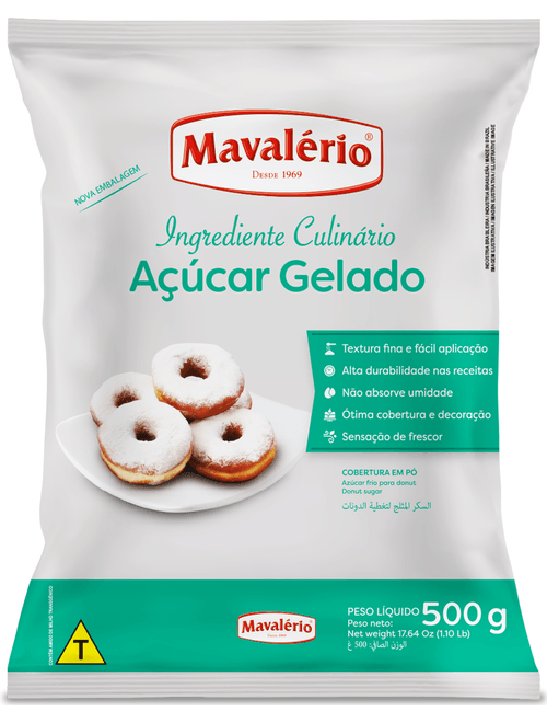 ACUCAR GELADO 500G MAVALERIO