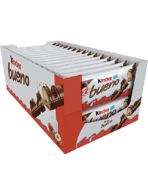 CHOCOLATE KINDER BUENO T2 CONTEM 30 UNIDADES DE 43G CADA AO LEITE FERRERO