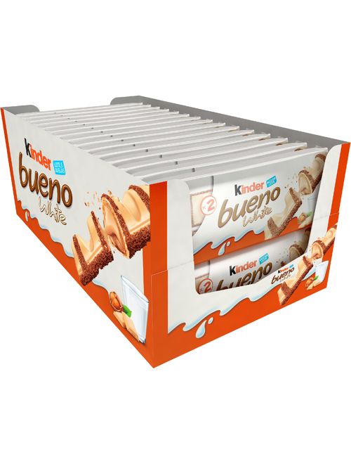 CHOCOLATE KINDER BUENO WHITE T2 CONTEM 30 UNIDADES DE 39G CADA FERRERO