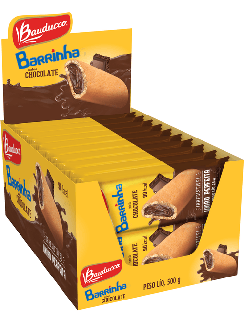 BISCOITO MAXI CHOCOLATE CONTEM 20 UNIDADES DE 25G CADA BAUDUCCO
