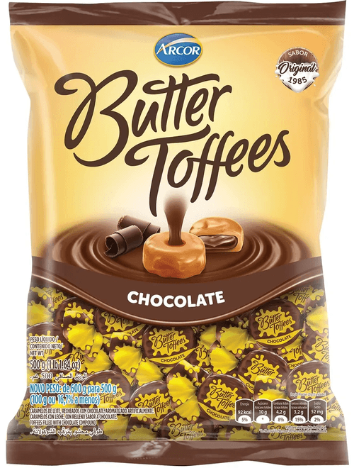 BALA BUTTER TOFFE 500G CHOCOLATE ARCOR