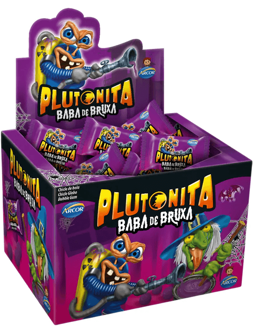 CHICLE PLUTONITA BABA BRUXA 180G ARCOR
